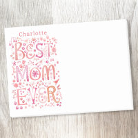 Meilleure Maman Personnalisée Nom Floral