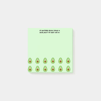 Post-it® Mémo de l'école Cute Kawaii Avocado Funny
