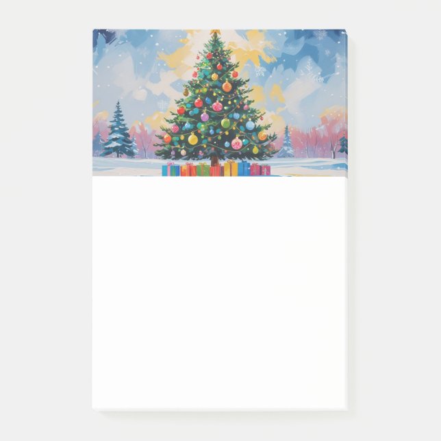 Post-it® mémo effaçable à sec de Noël (Devant)