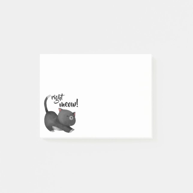 Post-it® Meow droit (Devant)