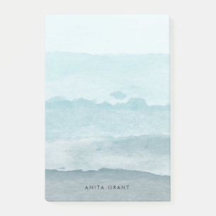 Post-it® Mer bleu d'eau Abstraite