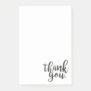 Post-it® Merci Gold Love Heart