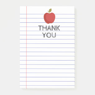 Post-it® Merci pour la rentrée scolaire Professeur Pomme Cl