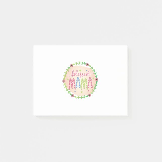 Post-it® Mère Cadeau Béni Mère (Devant)