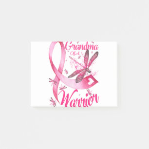 Post-it® Mère-grand d'un guerrier libellule cancer du sein