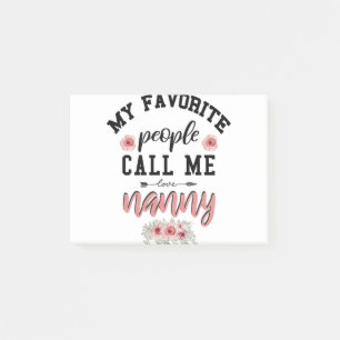 Post-it® Mes Gens Préférés M'Appelent Nanny Funny Mothers D