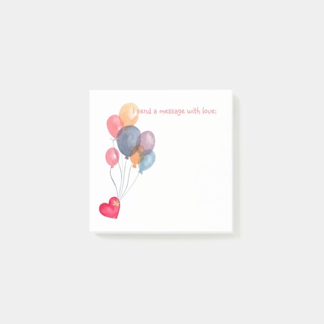 Post-it® Message mit Love (Devant)