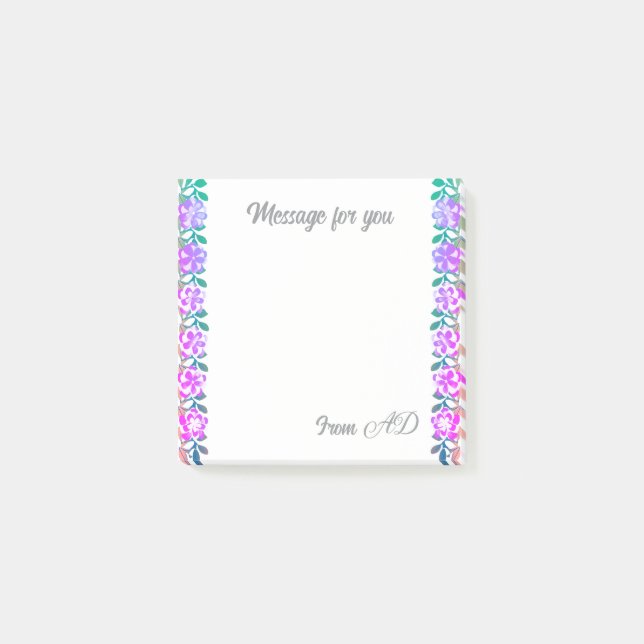 Post-it® Message pour vous Notes post-it (Devant)