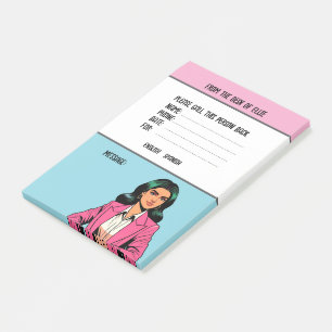 Post-it® Message téléphonique professionnel avec nom person