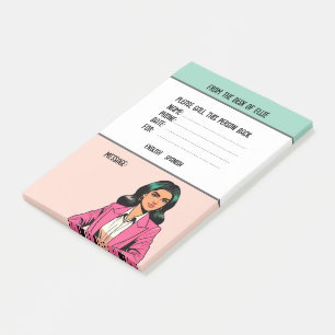 Post-it® Message téléphonique professionnel avec nom person