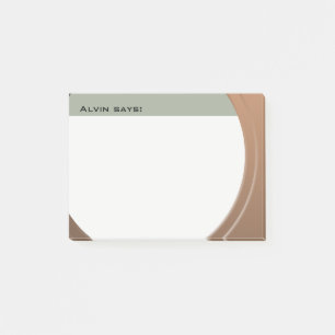 Post-it® Métal brillant personnalisable n'importe quel text