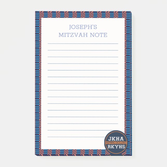 Post-it® Micro Plaid Mitzvot (Devant)
