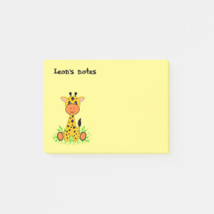 Post-it® Mignon bébé girafe drôle pour les enfants, 