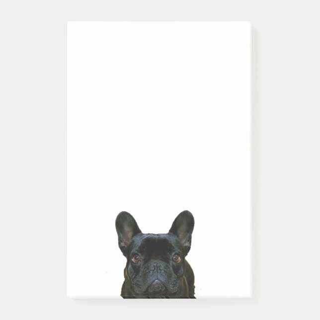 Post-it® Mignon Black French Bulldog Frenchie Photo : (Devant)