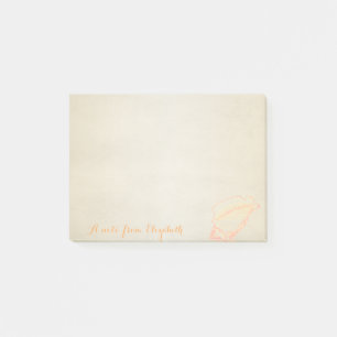 Post-it® Mignon, élégant, stylé, coquillage