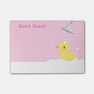 Post-it® Mignon en caoutchouc mignon dans la douche pour