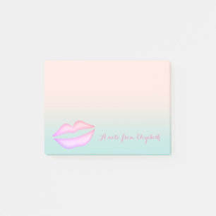 Post-it® Mignon Joli Élégant Chic ,Lèvres