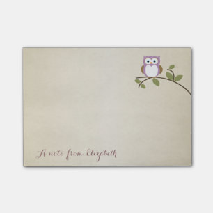 Post-it® Mignon Joli Élégant, Hibou