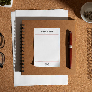 Post-it® Mignon ours déverser ici