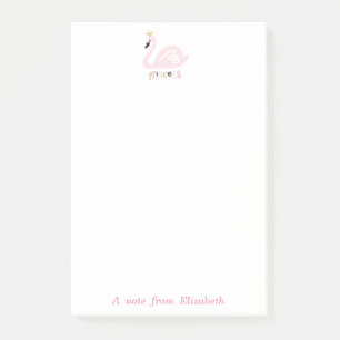 Post-it® Mignonne Jolie Féminine Élégante, Cygne, Diadème