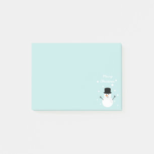 Post-it® Mignonne Noël Snowman hiver Festif Vacances neige