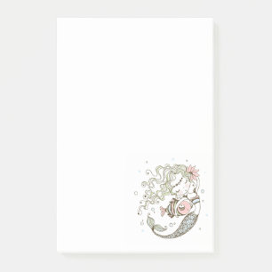 Post-it® Mignonne sirène de poisson
