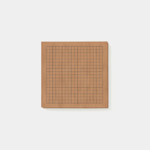 Post-it® Mini Goban 19x19 Grain de Bois Brun