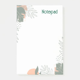 Post-it® Minimalist plant paper notebook