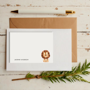 Post-it® Minimaliste Bébé Lion Mignon Enfants Personnalisé