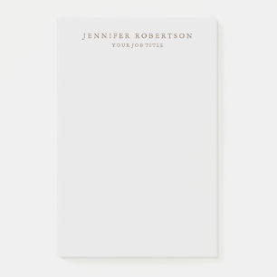 Post-it® Minimaliste Customisé personnalisé classique