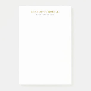 Post-it® Minimaliste Moderne Simple Professionnel Couleur O