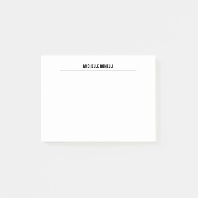 Post-it® Minimaliste Professionnel Plain Moderne (Devant)