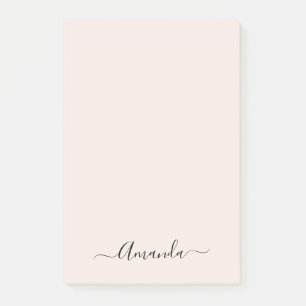 Post-it minimaliste Soft Pink tendance
