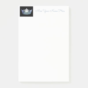 Post-it® Miss America Baby Blue Crown Post-it-Notes