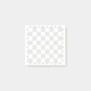Post-it® modèle du jeu d'échecs gris clair