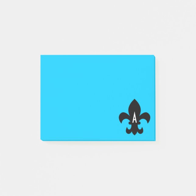 Post-it® Modèle Fleur de Lis Monogram (Devant)