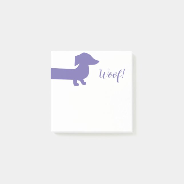 Post-it® Modèle personnalisé Cute Dachshund (Devant)