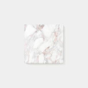 Post-it® Modèle tendance Elégant Rose en marbre Arrière - p