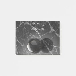 Post-it® Modern Minimalist Pink-Purple Border Template