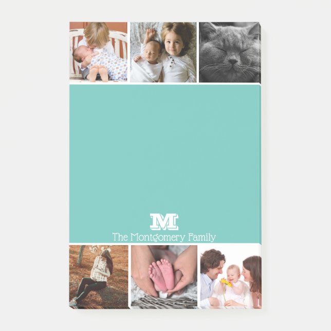 Post-it® Moderne 6 Famille - Bande Photo | Personnalisé (Devant)