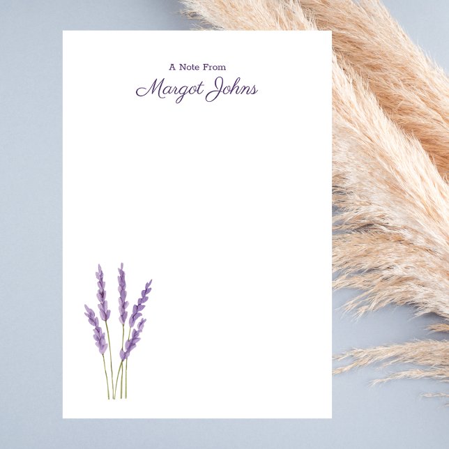 Post-it® Moderne Design Simple Aquarelle Florale (Créateur téléchargé)