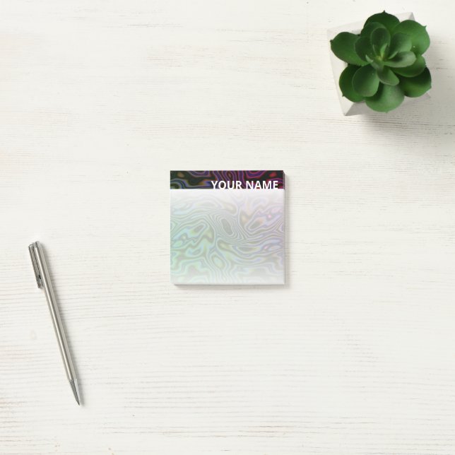 Post-it® Moderne Iridescente violet vert (Bureau)