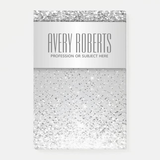 Post-it® Moderne Metallic Luxury Sparkle Classy (Devant)