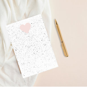 Post-it® Moderne Pastel Rose & Coeur Beau Cadeau