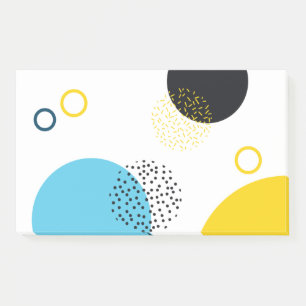 Post-it® Moderne, simple, amusant, style Memphis art géomét
