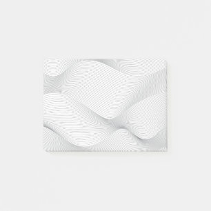 Post-it® Moderne, simple, cool, motif de vague de mouvement