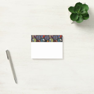 Post-it® Moitié ovale rayée de la Masculine