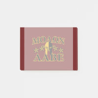 Molon Labe Guerrier spartiate Golden Burgundy