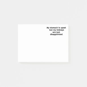 Post-it® Mon Estomac Est En Désordre
