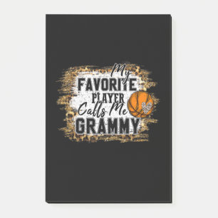 Post-it® Mon Joueur Favori M'Appelle Grammy Basketball Noël